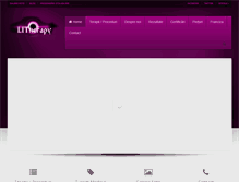 Tablet Screenshot of litherapy.ro